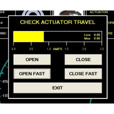 Electronic Actuator Amps Display